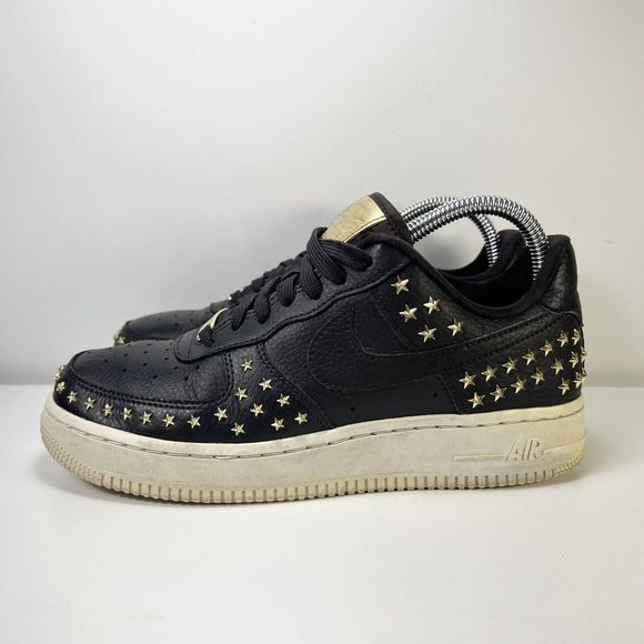 Nike Air Force 1 - Low Star Studded - Women Size 7 - Picture 1 of 11